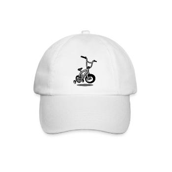 Kids BMX Bike - Baseball Cap - white/white - Front