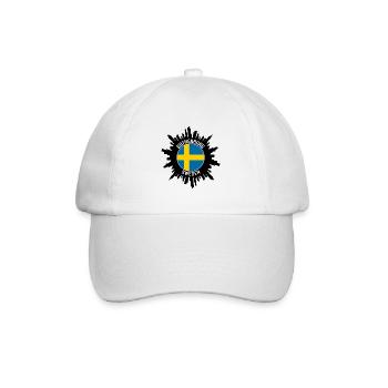Göteborg Skyline Suède Flag Souvenir de voyage - Casquette classique - blanc/blanc - Devant