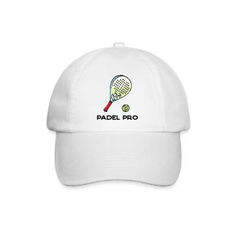 Setback Statement Racket Ball Statement Padel - Baseball Cap - white/white - Front