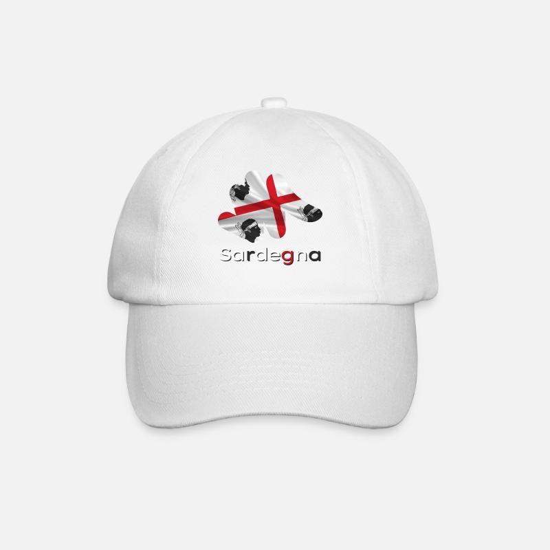 Drapeau Sardaigne - Casquette classique - blanc/blanc
