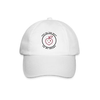 You're the beet to my heart Beetroot - Baseball Cap - white/white - Front