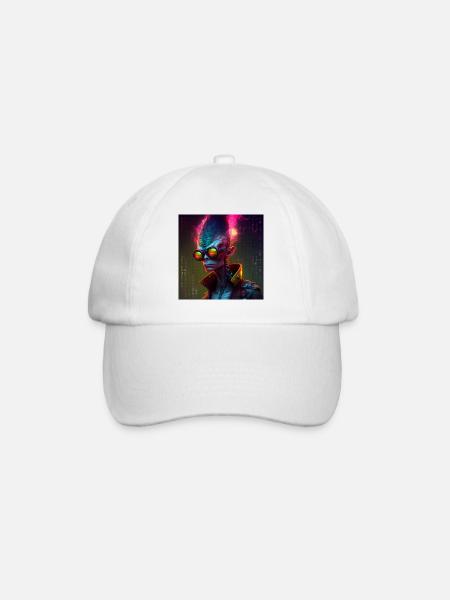 Funky alien 01 - Casquette classique - blanc/blanc