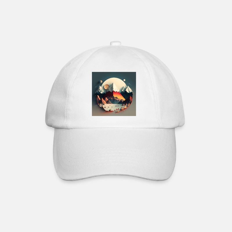 SURREAL - Baseball Cap - white/white