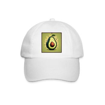 Avocado - Baseball Cap - white/white - Front