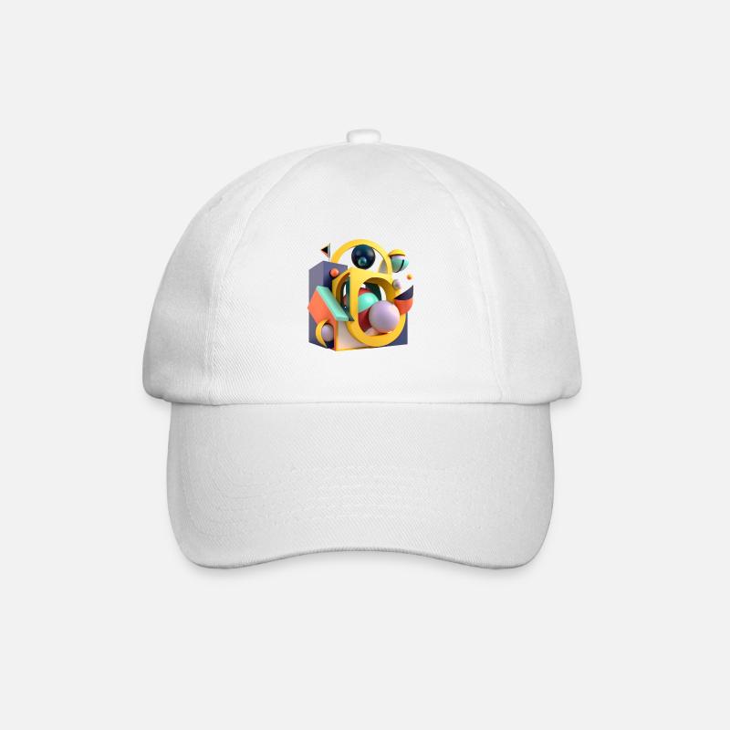 ..3D - Casquette classique - blanc/blanc