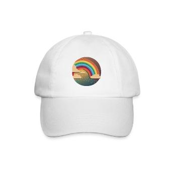 RAINBOW - Baseball Cap - white/white - Front