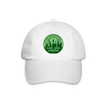 Lisboa Bridges Silhouette Trains - Baseball Cap - white/white - Front