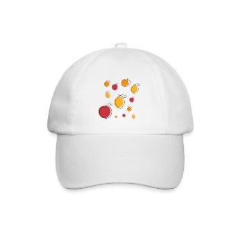 Fruit party! - Baseball Cap - white/white - Front