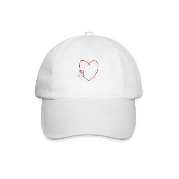 papa cool - Casquette classique - blanc/blanc - Devant