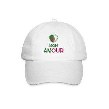 Logo Algérie Mon Amour - Casquette classique - blanc/blanc - Devant