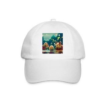 Animafun - Casquette classique - blanc/blanc - Devant