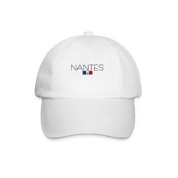 NANTES FRANCE HOLIDAY SUMMER PARTY (b) - Baseball Cap - white/white - Front