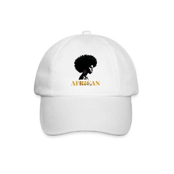 African Beauty - Baseball Cap - white/white - Front