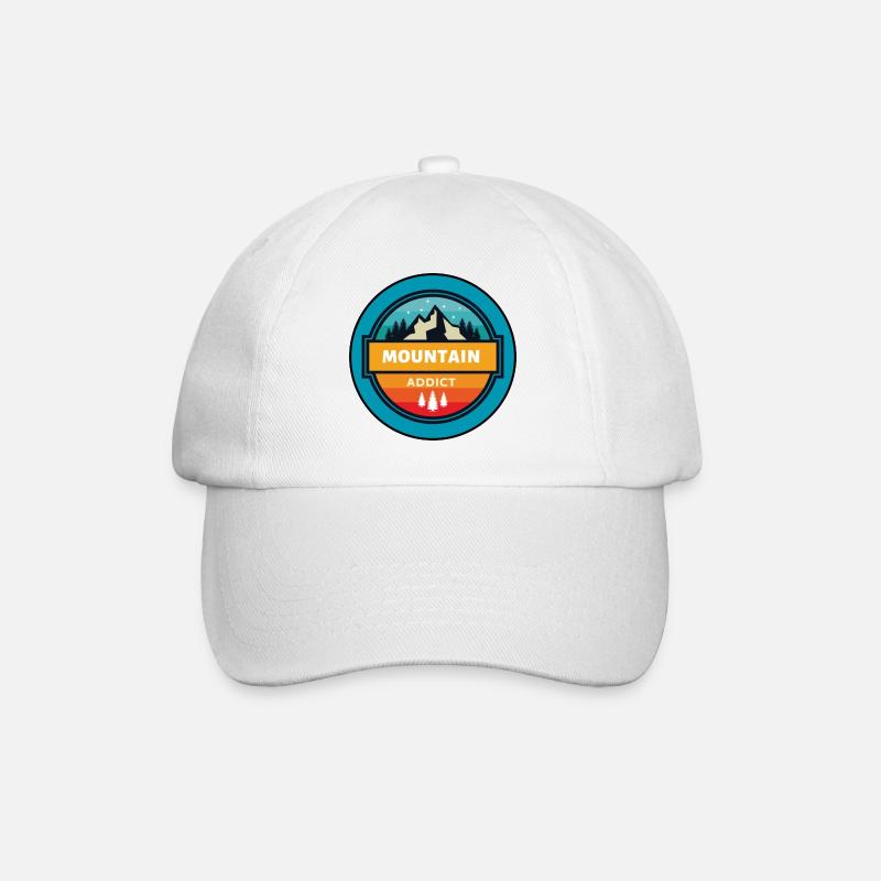 Mountain Addict - Casquette classique - blanc/blanc