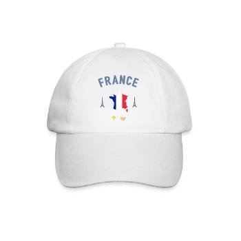 France - Casquette classique - blanc/blanc - Devant
