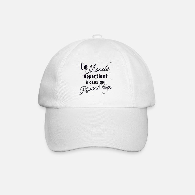 Le monde humour - Casquette classique - blanc/blanc