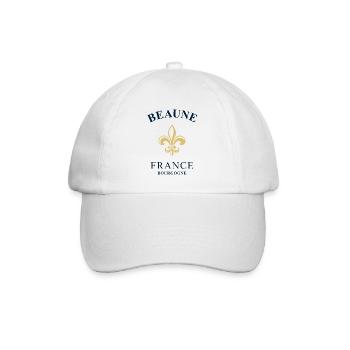 BEAUNE France Burgund Frankreich - Baseballkappe - Weiß/Weiß - Vorne