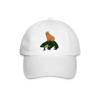 Capybara Alligator - Casquette classique - blanc/blanc - Devant