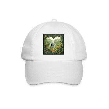 Elephant Love - Baseball Cap - white/white - Front