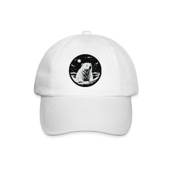 Polar bear - Baseball Cap - white/white - Front