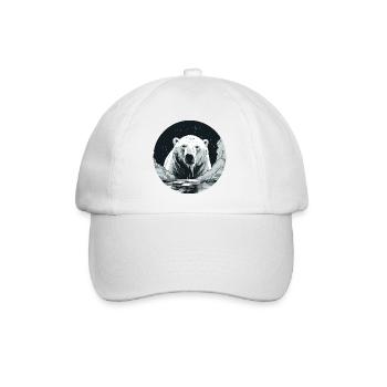 Polar bear - Baseball Cap - white/white - Front