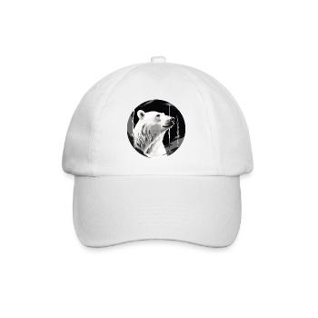 Polar bear - Baseball Cap - white/white - Front