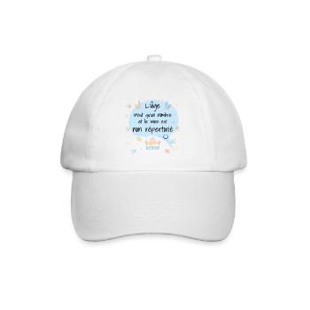 T-Shirt Anniversaire Amusant - Casquette classique - blanc/blanc - Devant