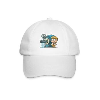 Puissance éolienne : énergie éolienne - Casquette classique - blanc/blanc - Devant