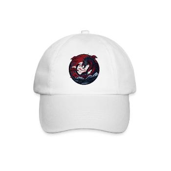 Eternal dragon - Baseball Cap - white/white - Front