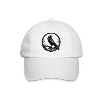 Raven - Baseball Cap - white/white - Front