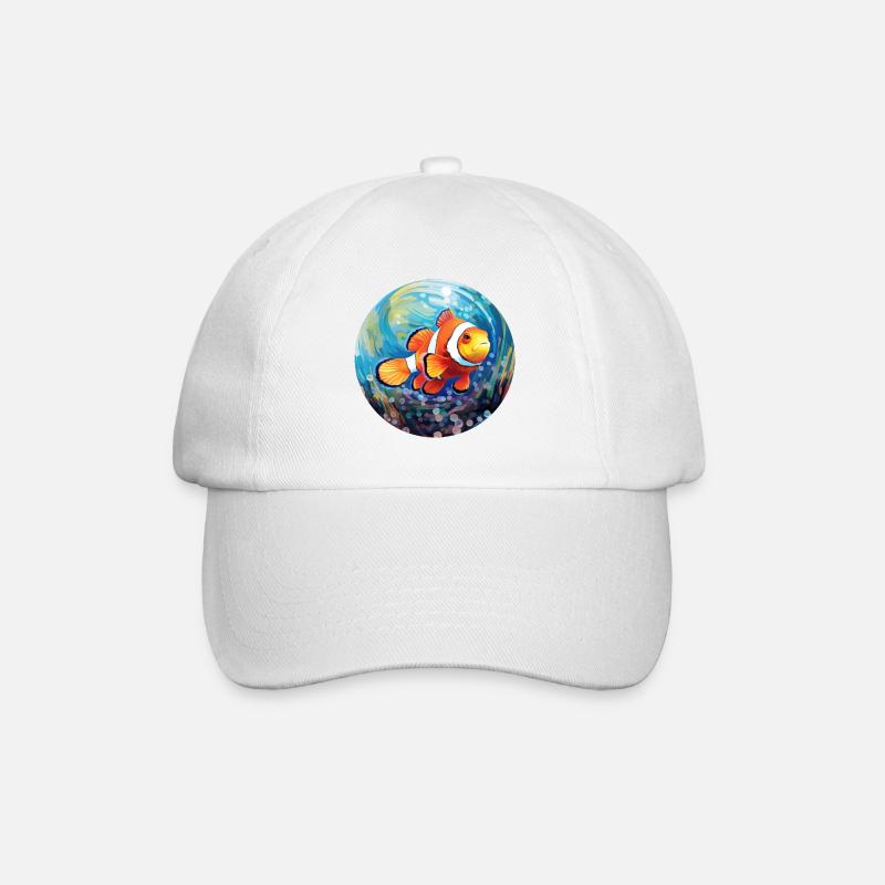 Poisson-clown - Casquette classique - blanc/blanc