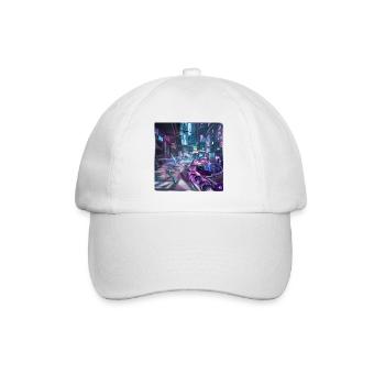 Cybercity - City in the future - Baseball Cap - white/white - Front