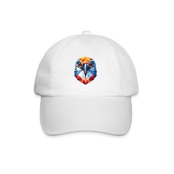 Oiseau coloré Aquarelle Animal Animal Illustration - Casquette classique - blanc/blanc - Devant