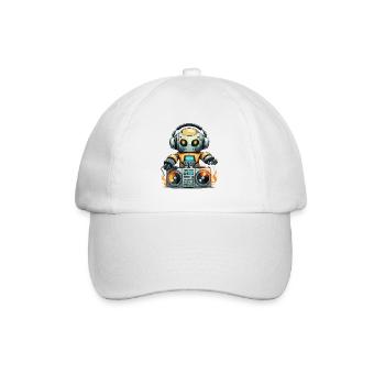 DJbot - Casquette classique - blanc/blanc - Devant