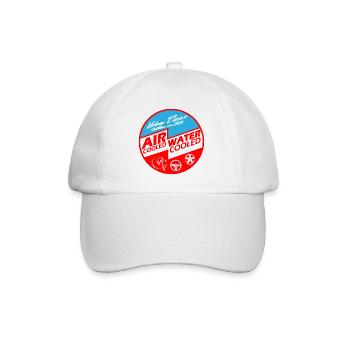 Aircooled Watercooled - Baseballkappe - Weiß/Weiß - Vorne