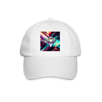 Diamant - Baseballkappe - Weiß/Weiß - Vorne