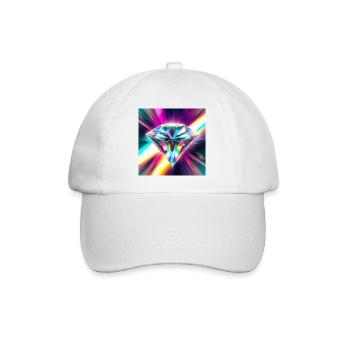 Diamant - Baseballkappe - Weiß/Weiß - Vorne