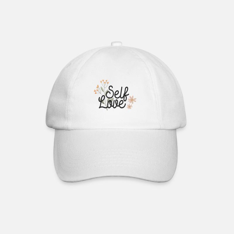 Selbstliebe - Baseballkappe - Weiß/Weiß