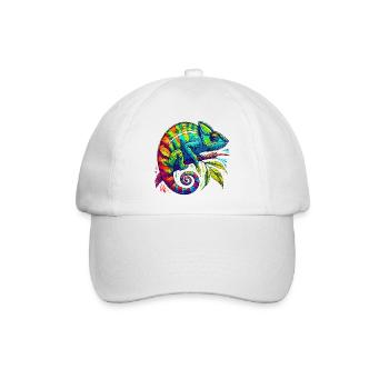 Chameleon - Baseball Cap - white/white - Front