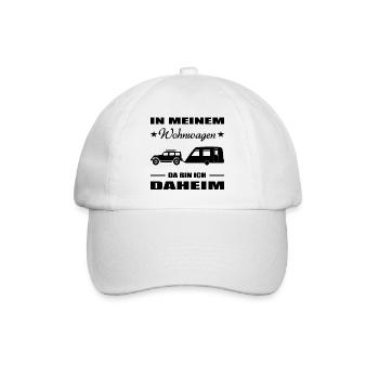 Camping - Baseballkappe - Weiß/Weiß - Vorne