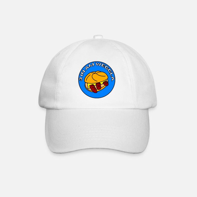 3 in am Weggla - Baseballkappe - Weiß/Weiß