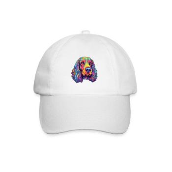 Anglais Cocker Épagneul Chien Race Dessin Animé Kawaii Il - Casquette classique - blanc/blanc - Devant