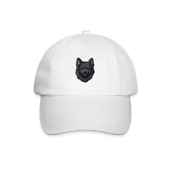 Schipperke chien race dessin animé kawaii illustration - Casquette classique - blanc/blanc - Devant