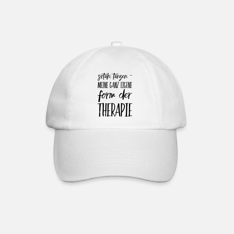 Lustiger Griechischer Spruch Griechenland Geschenk - Baseballkappe - Weiß/Weiß