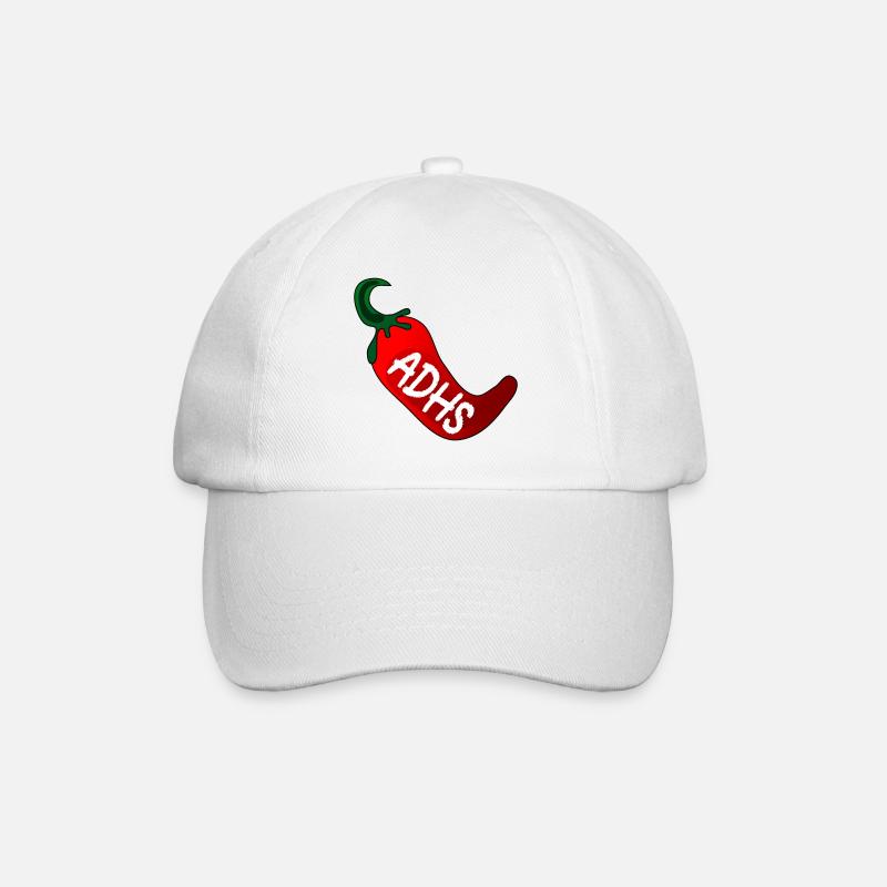 ADHS CHILISCHOTE - Baseballkappe - Weiß/Weiß