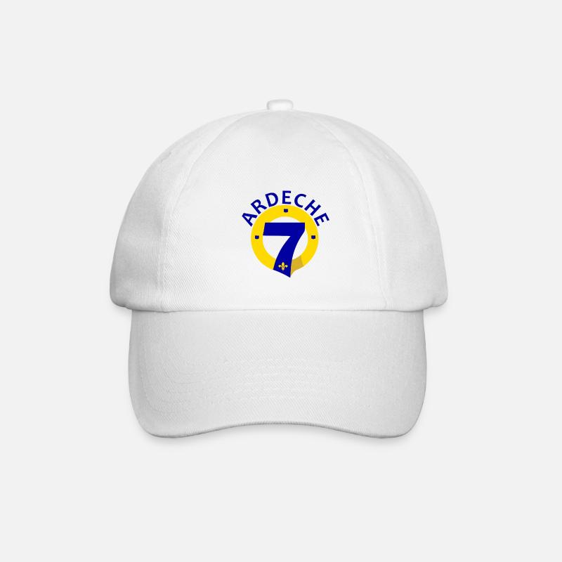 Ardèche - Casquette classique - blanc/blanc