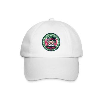 Elf School - Baseball Cap - white/white - Front