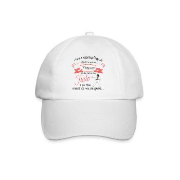 Judo - Casquette classique - blanc/blanc - Devant