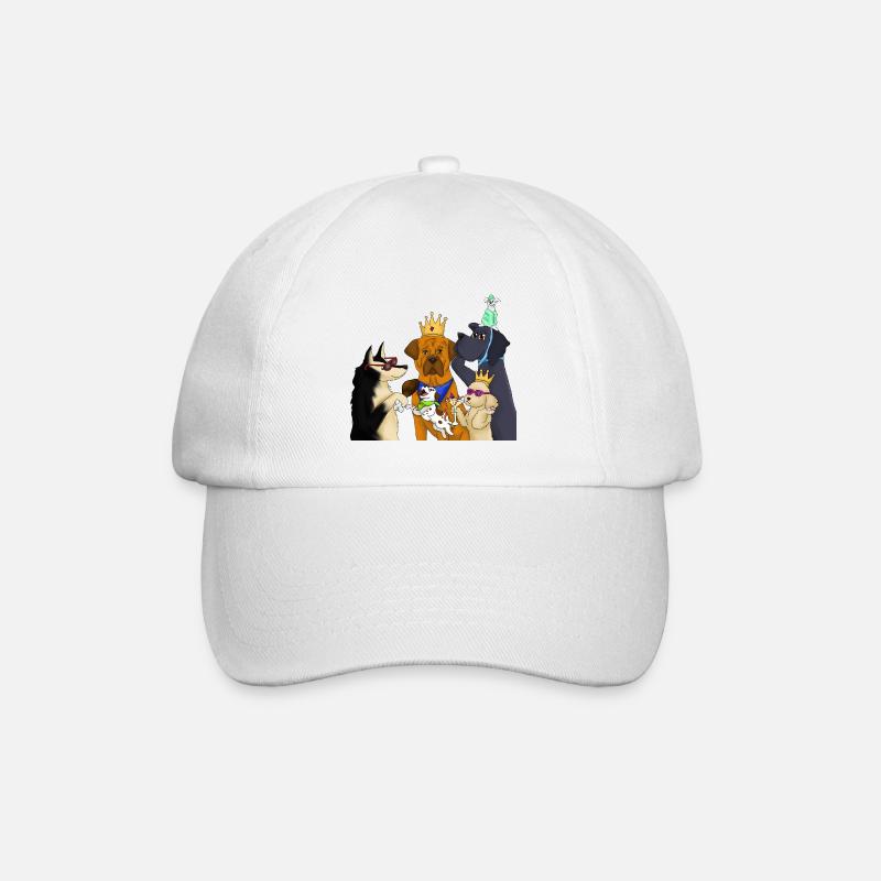 VIP DOGS - Baseball Cap - white/white