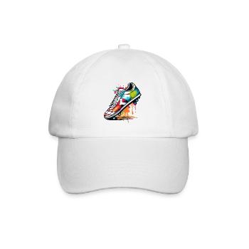 Soccer / Game / Shoe / Field / Shooting - Baseball Cap - white/white - Front